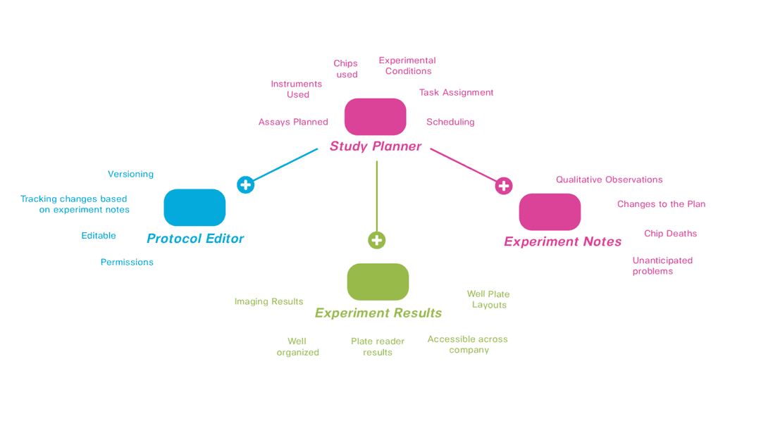 Diagram outlining vision of the Study Manager